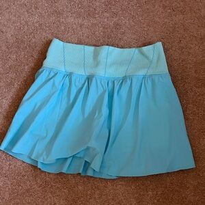 Aerie Light Blue Skirt with shorts underneath